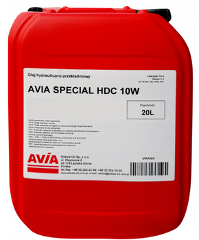 Olej wielofunkcyjny AVIA Special HDC 10W – 20L