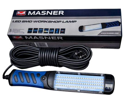 K-2 LAMPA WARSZTATOWA 100 LED MASNER KABEL 10M (W602)