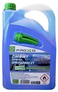 PROXO - ZIMOWY PŁYN DO SPRYSKIWACZY 5 l z lejkiem etanol