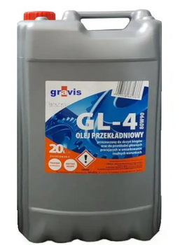 OLEJ GRAVIS PRZEKŁADNIOWY GL-4 80W90 20 L