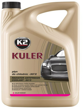 K-2 KULER PŁYN DO CHŁODNIC -35°C - RÓŻOWY  5L