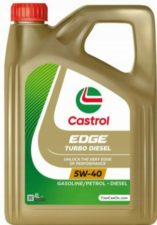 CASTROL EDGE TITANIUM TURBO DIESEL 5W40 4L + ZAWIESZKA GRATIS