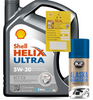 ZESTAW OLEJ SHELL HELIX ULTRA ECT C3 5W30 4L + ODMRAŻACZ K2 ALASKA 150ML