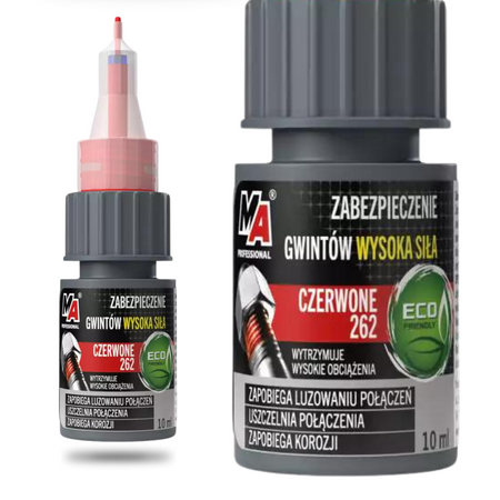 Środek do zabezpieczania gwintów czerwony 10ml