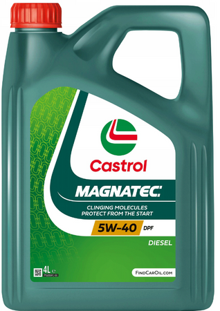 OLEJ CASTROL MAGNATEC DIESEL  5W40 DPF 4L + GRATISY