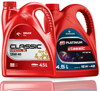 OLEJ ORLEN CLASSIC MINERAL 15W40 4,5L