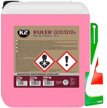 K-2 KULER PŁYNU DO CHŁODNIC - CZERWONY G12 20L