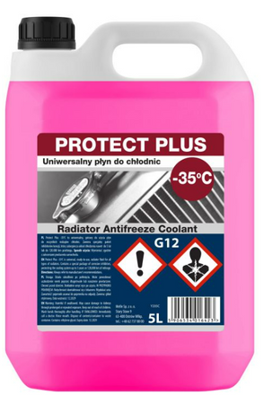 K-2 PROTECT PLUS 5L CZERWONY G12 PŁYN DO CHŁODNIC