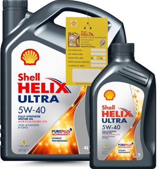 OLEJ SHELL HELIX ULTRA 5W40 5L - 4+1L