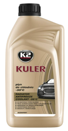 K-2 KULER PŁYN DO CHŁODNIC -35°C - BEZBARWNY 1L