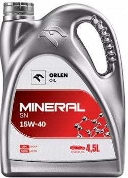 OLEJ ORLEN MINERAL SN 15W40 4,5L