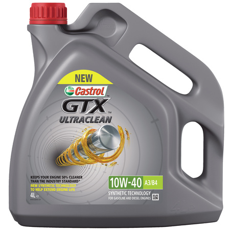 CASTROL GTX ULTRACLEAN 10W40 A/B 4L