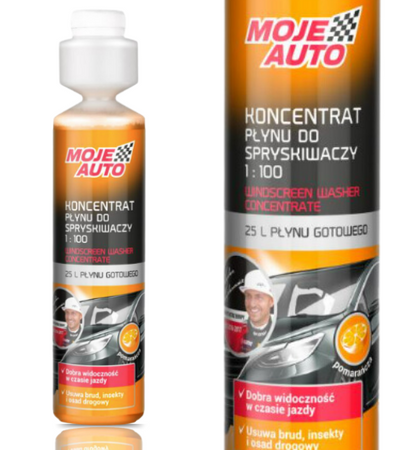 MOJE AUTO KONCENTRAT PŁYNU DO SPRYSKIWACZY POMARAŃCZOWY 250 ML 19-088