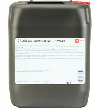 OLEJ ORLEN SUPEROL M CC 15W40 20L