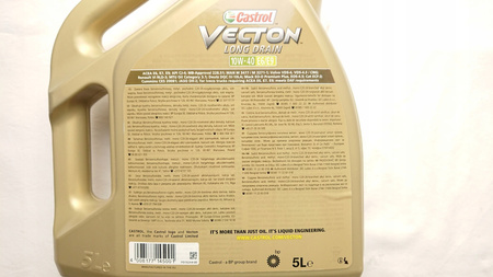 CASTROL VECTON LONG DRAIN 10W40 E6/E9 5L