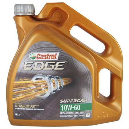 OLEJ CASTROL EDGE 10W60 SUPERCAR 4L +ZAWIESZKA