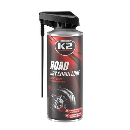 K-2 SUCHY SMAR DO ŁAŃCUCHOW ROAD 400ML (DO MOTOCYKLI) W143