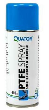 SMAR QUATOR TEFLONOWY PTFE SPRAY 400 ML (BIAŁY SMAR)