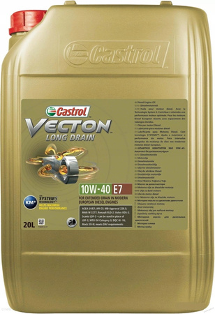 CASTROL VECTON LONG DRAIN 10W40 E7 20L