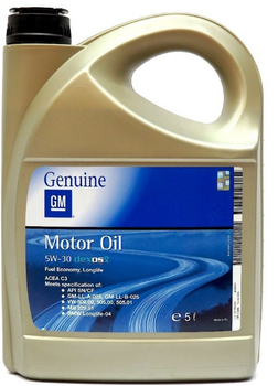 OLEJ OPEL GM 5W30 DEXOS 2  5L