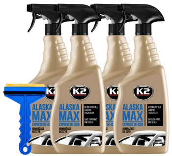 ZESTAW 4X K2 ALASKA 700 ML + SKROBACZKA MOSIĘŻNYM OSTRZEM DO LODU 