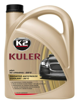 K2 KULER PŁYN DO CHŁODNIC G12 CZERWONY -35°C 4L