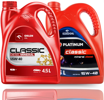 OLEJ ORLEN CLASSIC DIESEL MINERAL 15W40  4,5 L
