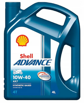 OLEJ SHELL ADVANCE 4T AX7 10W40 4L