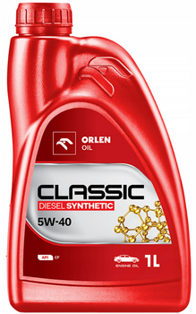 OLEJ ORLEN CLASSIC DIESEL SYNTHETIC 5W40 1L