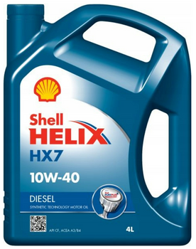 OLEJ SHELL HELIX DIESEL HX7 10W40  4L 