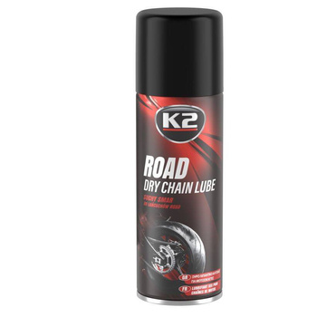 K-2 SUCHY SMAR DO ŁAŃCUCHOW ROAD 400ML (DO MOTOCYKLI) W143