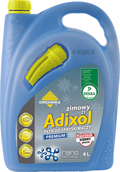 ADIXOL -21 -PREMIUM ZIMOWY PŁYN DO SPRYSKIWACZY  4L