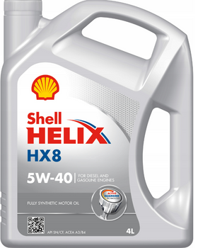 ZESTAW OLEJ SHELL HELIX HX8 5W40 4L   + ODMRAŻACZ K2 ALASKA 150ML