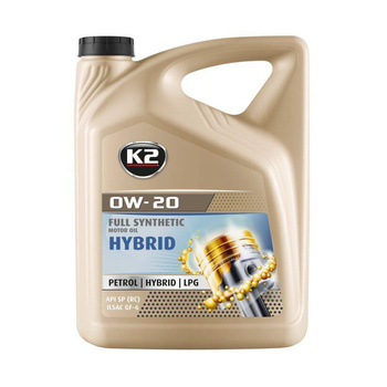 K-2 TEXAR 0W20 HYBRID 5L O0521E
